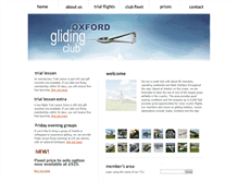 Tablet Screenshot of oxfordgliding.com